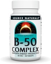 Fonte Naturals B-50 Complex, Supporta la produzione di energia* - 50 compresse