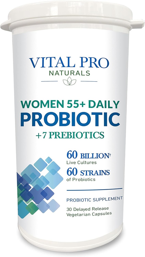 Vital Pro Naturals - Donne 55+ Daily Probiotic Plus Prebiotics 30 capsule