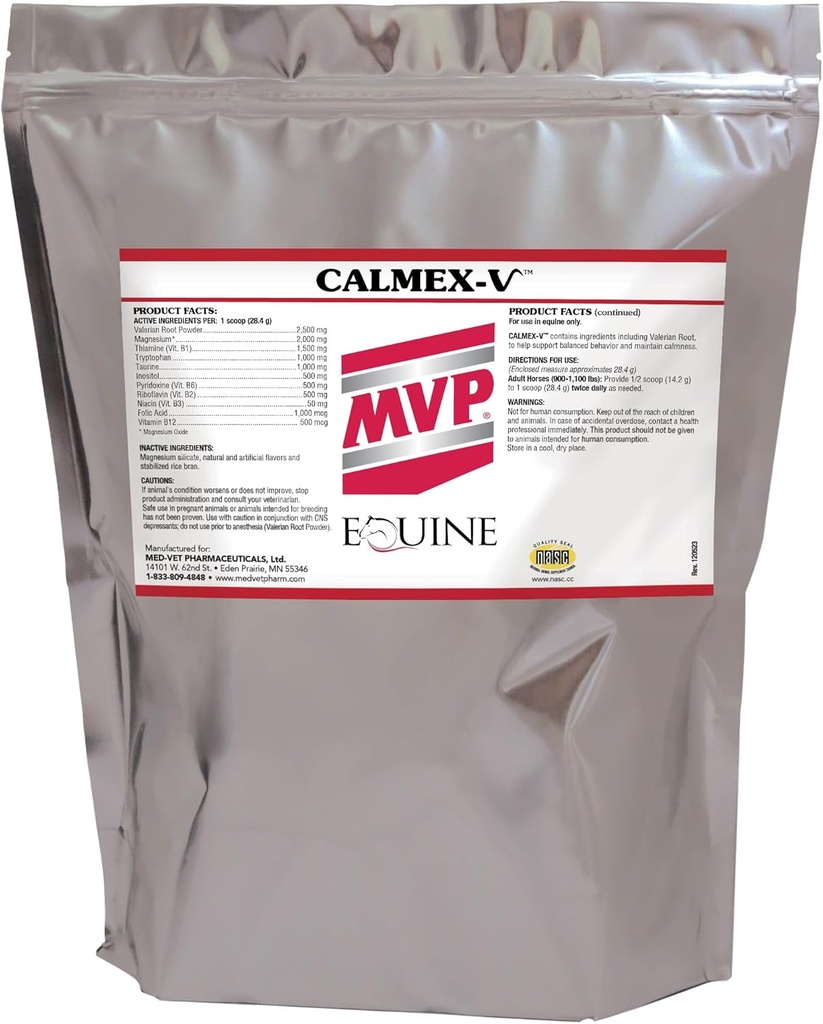 Calmex-V (5 lb) Supporto calmante per cavalli.