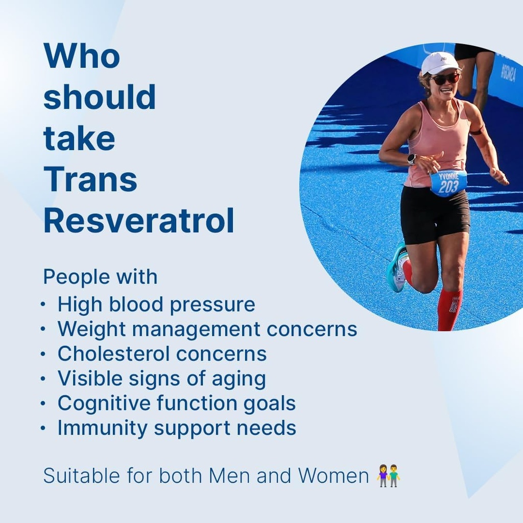 Trans Resveratrolo 500 mg, 60 capsule Lab | Supporto antiossidante | 60 capsule vegane