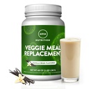 MRM Nutrition Veggie Meal Sostituzione Proteine | Vanilla Bean aromaed | 22g proteina a base vegetale completa | Pasto on-the-go | fame mediate | Formula macronutriente bilanciata | 28 porzioni