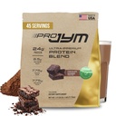 Pro JYM Natural Chocolate Brownie Protein Powder Blend - Whey Protein Isolate, Casein, & Milk Protein Isolate, per Men & Women Recovery Shakes | JYM Supplement Science | 45 Servings