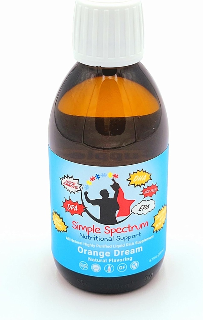 Spettro semplice, Tutti Natural Fish Oil, Omega 3 DHA Supplemento