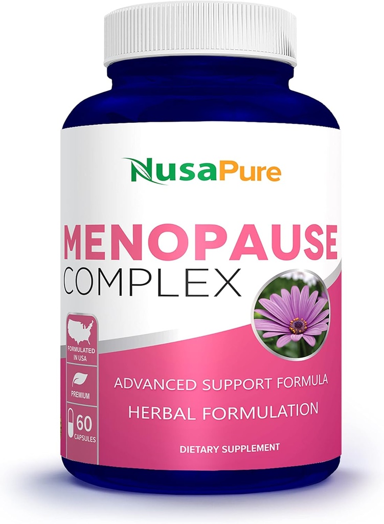 NusaPure Menopause Complex: Cohosh nero e erbe Ingredienti - 60 capsule