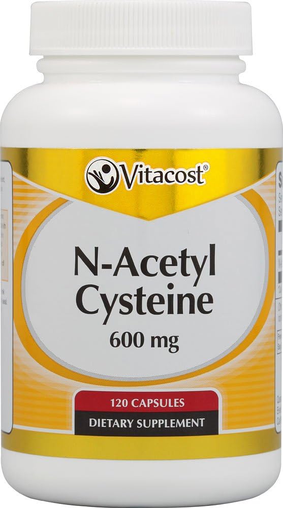 Vitacost N-Acetyl Cysteine (NAC) -- 600 mg - 120 capsule