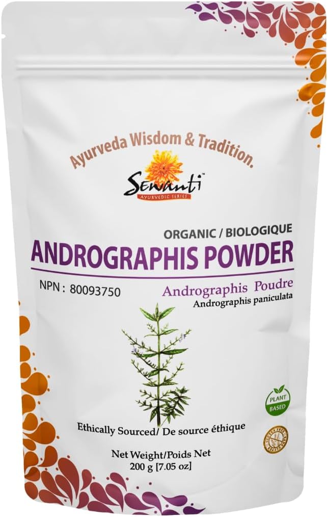 Sewanti Andrographis Extract Powder - Andrographis Paniculata per il fegato Health|Herbal Supplement 200g