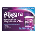 Allegra 24hr Gelcaps dimensione 24ct Allegra 24hr Gelcaps 24ct