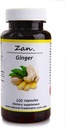 Hekma Center Pure Ginger Root - Zingiber Officinalis - 100 Capsule Riduce Nausea - Vegan