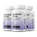 Balancebreens Melatonin 20mg compresse dissolve veloci - Alta potenza, rapida azione, supporto naturale del sonno – aiuti per gli adulti – Formula non gommosa, senza farmaci – 120 pillole addormentate