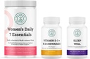 Femminile Quotidiano 7 Essentials, Vitamina D3 + K2 Chewables & Sleep Well Bundle
