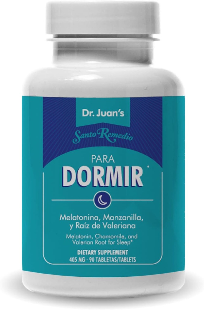 Santo Remedio Sleep Formula, Supporto per il sonno sano, Melatonina, Camomilla e Radice Valeriana, 90 capsule, 380 mg per porzione, Nessun colore artificiale, Nessun aroma artificiale, Non OGM, Gluten Free