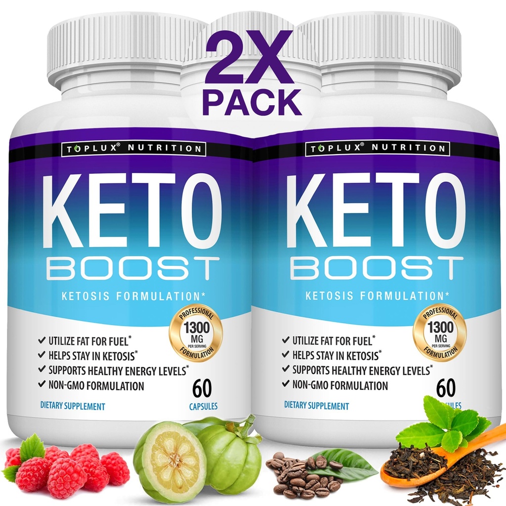 Keto Boost Diet Pills Ketosis Supplemento - Natural Exogenous Keto Formula Support Energy & Focus, Chetoni avanzati per Dieta Ketogenic, Per Uomini Donne