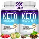 Keto Boost Diet Pills Ketosis Supplemento - Natural Exogenous Keto Formula Support Energy & Focus, Chetoni avanzati per Dieta Ketogenic, Per Uomini Donne