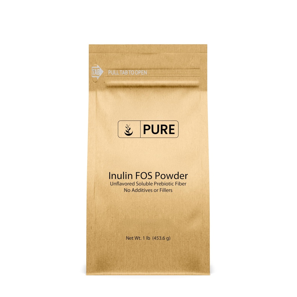 Pure Ingredienti originali Polvere FOS inulina (1 lb) Sempre puro, senza Filler o Additivi, verificata dal laboratorio