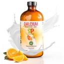 GreenPeach Organic Liquid Calcium per bambini - Magnesio, Zinco, Citrato di calcio & Vitamina D3 Integratore di sirupo e calcio liquido, NO Zucchero NO Sapori artificiali, Kosher Halal vegetariano