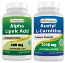 Migliori naturali alfa acido lipoico 600 mg & Acetil L-carnitina 1000mg