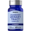 Piping Rock Cranberry Complex Supplemento | 60 capsule | con D-Mannose e miscela probiotica per le donne e gli uomini | Formula urinaria avanzata | Non OGM, Gluten Free