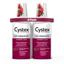 Cystex Urinary Tract Infection Support & Prevention - Cranberry Prebiotic Supplement con D-Mannose & Vitamina C per la Protezione UTI & Urinary Health Maintenance - 7.6 fl oz - (Pack of 2)