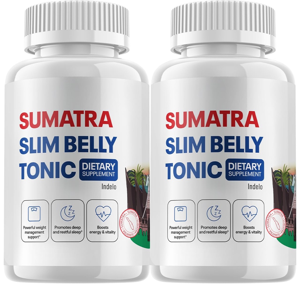 (2 Pack) Sumatra Slim Belly Tonic - Slim Belly Supplemento dietetico, Sumatra Slim Belly All-Natural Pills, Sumatra SlimBelly Recensioni (120 capsule)