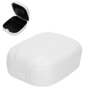 Back-The-Ear Hearing Aid Case, contenitore portatile per apparecchi acustici della scatola di stoccaggio della resistenza a goccia impermeabile per la memorizzazione di apparecchi acustici (bianco)