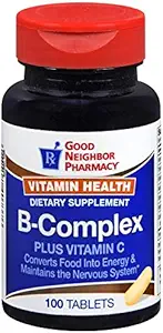 GNP Vitamin Health B-Complex Plus Vitamina C (100 compresse)