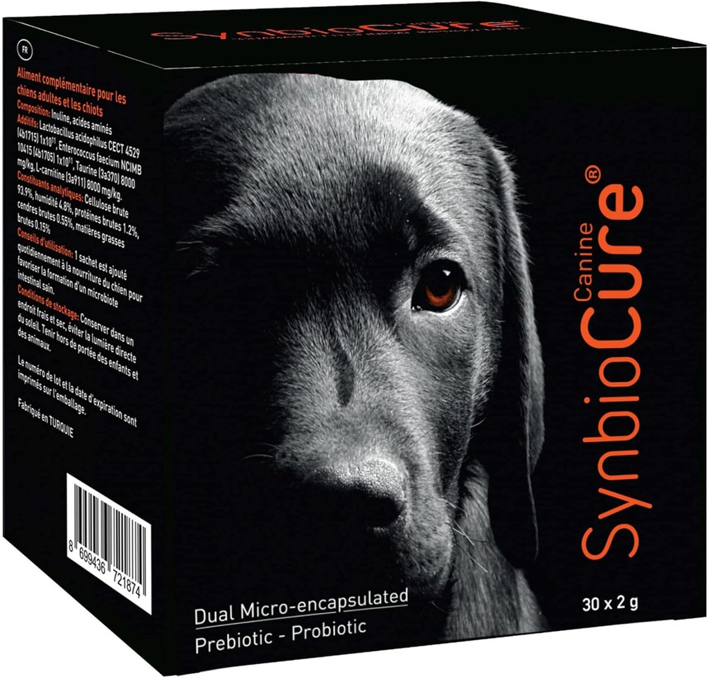 I Probiotici & Prebiotici per Cani I Integratore di Cani In Polvere I Sostegno Digestivo di Salute I 200 Billion Bacteria Per Sachet I 30 Sachet*2 g