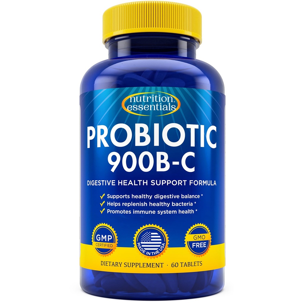 Probiotici nutrizionali per le donne e gli uomini - con enzima di lattasi e fibra prebiotica per la salute digestiva - 80 Percentuale + Più Potente Supplemento per il supporto alla salute del fegato - Formula vegana