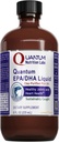 Quantum Nutrition Labs EPA/DHA Liquid - Omega 3 Fish Oil Liquid, Omega 3 Liquid Fish Oil Supplemento per adulti, Joint, Heart, & Brain Health Support - 8 Fl Oz Bottiglia