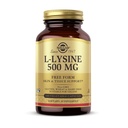 Solgar L-Lysine 500 mg - 100 capsule vegetali - Skin & Tissue Support - Non-GMO, Vegan, Kosher, Gluten Free - 100 Serve