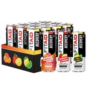 FITAID Recovery Blend, Variety Pack, BCAAs, Glucosamine, Electrolytes, Omega-3s, Tè Verde, 100% Clean, Paleo, Vegan & Gluten-Free, Naturale Sweetened & Flavored, 12-oz. cans (Pack of 12)