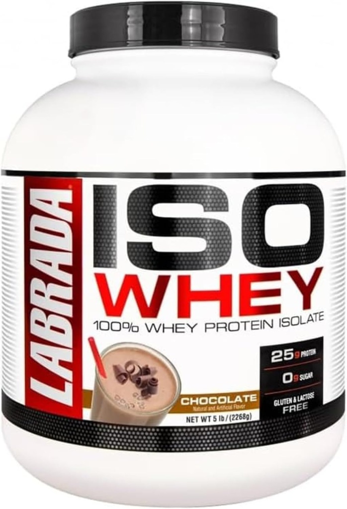 Labrada Nutrition ISO Isolamento del siero Proteine Cioccolato 5 Pound