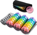 [Upgrade] Organizzatore mensile di pillole 2 volte al giorno,Un mese Box AM PM,Case diurne Grande 4 settimana,Medicazione 28 giorni Dispenser per Pillole,Olio di pesce, Vitamina,Supplemento(Rainbow)...