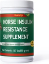 Integratore di resistenza all'insulina per i cavalli - Trattamento Laminite di cavallo-Natural Laminitis Polvere di erbe per i piedi di sore e laminite cronica, 1.87lb (alimentazione di 90 giorni)