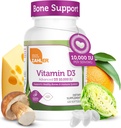 Zahler - Vitamina Avanzata D3 10.000 IU Softgels (120 Count) Kosher Vitamina Per vegetariani Amichevole D per il supporto immunitario, Bone, denti e salute del muscolo - Supplemento giornaliero di vitamina D3 per gli adulti - Facile ingombro