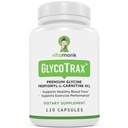 VitaMonk GlycoTraxTM GPLC Extra Large Bottiglia - 120 capsule di alto assorbimento Glycine Propionyl-L-Carnitina con nessun filler artificiale - Glycine Propionyl L Carnitina Supplemento
