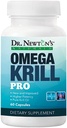 Dr. Newton’s Naturals OmegaKrill Pro EPA & DHA, Omega 3, Pristine Krill Oil – Cervello, Giunti, Occhi - 60 Softgels