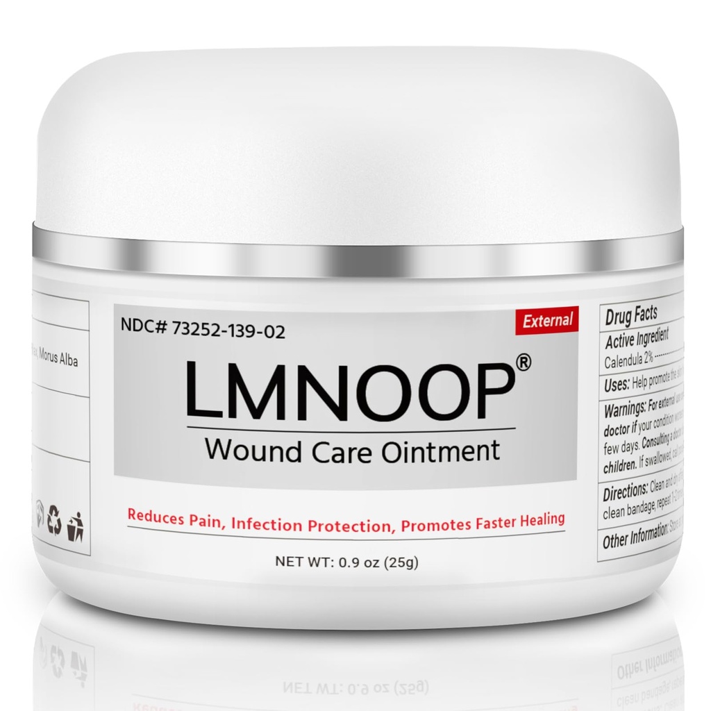 LMNOOP® Bed Sore Ointment, Crema per la cura del tessuto di massima resistenza per la protezione delle infezioni e la riparazione della pelle, Guarigione rapida per i tessuti diabetici, Sore di pressione, Ulcer venoso, Burns, Cuts, Scrapes