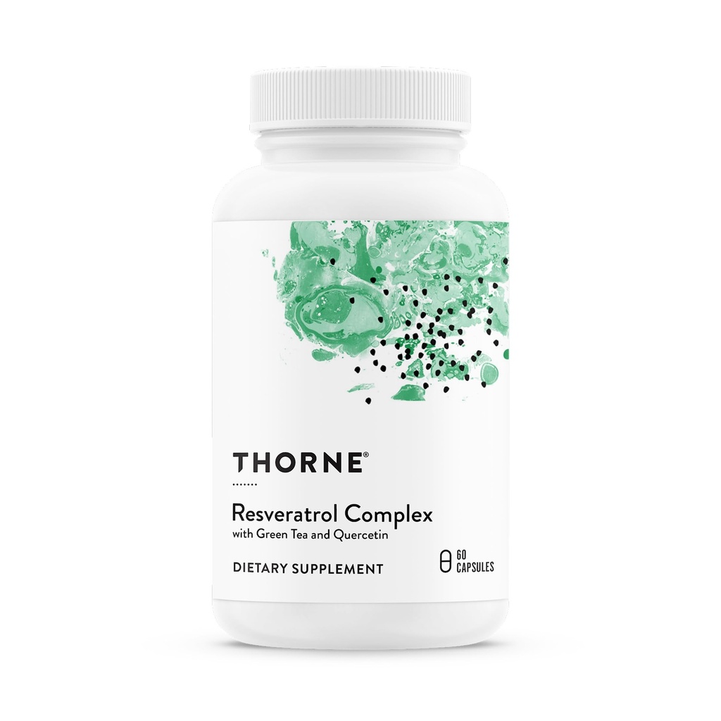 THORNE - PolyResveratrol-SR - Integratore Trans-Resveratrolo per l'invecchiamento sano* - 60 capsule