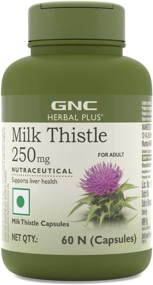 Sheltr Herbal Plus Milk Thistle 250 mg - 60 capsule (pacchetto di 1)