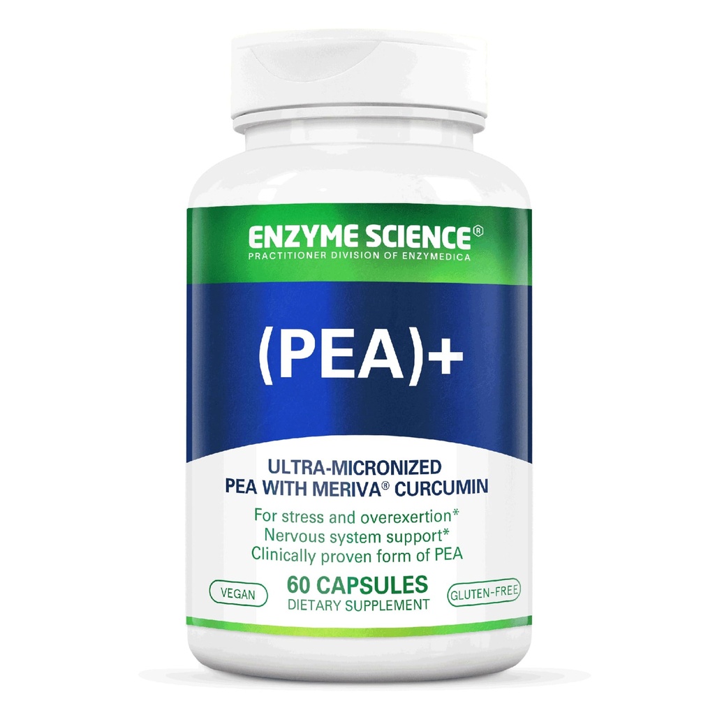 Enzima Scienza Pea + Curcumina Turmerica Supplemento per il supporto fisiologico Aiuta il supporto Nervoso, Immune, & Sistemi Muscolari - 60 capsule