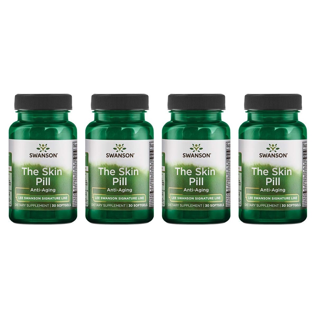 Linea di firma Swanson La pillola della pelle 30 Softgels (4 Pack)