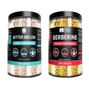 Ingredienti originali puri Berberina d'oro & Bitter Melon Capsule Bundle, (730 capsule) No Magnesio o Filler di riso