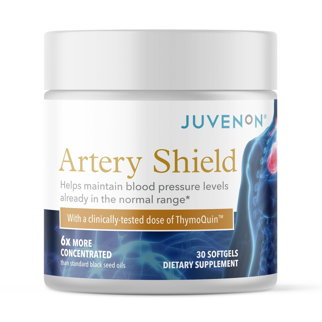 Juvenon Artery Shield - Supplemento con olio di semi neri