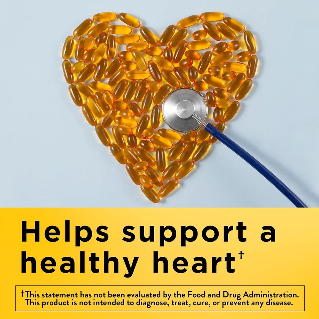 Natura fatta Fish Oil Softgels - Omega 3 Supplemento per la salute del cuore, 230 Softgels, 115 giorni di alimentazione (pacchetto di 2)