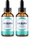 NutraRize (Pack of 2 24 Burn Drops, All-Natural 24Burn Liquid Supplement, Official Nutritional Formula to Support a Healthy and Active Lifestyle, Gotas Recensioni (60 Serve)
