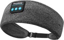Perytong Wireless Sleep Earbuds, Regolabile Orecchio Muffs for Sleeping, Bluetooth Headband with Thin Speakers, Cuffie a pelo per allenamento, Yoga, Viaggi, Regalo per donne & uomini