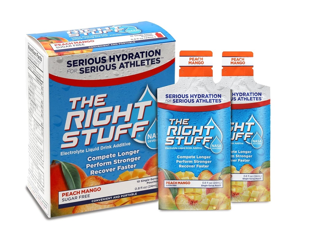L'elettrolito destro si concentra - 10 Pouch Box - Peach Mango