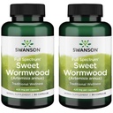 Swanson Sweet Wormwood - May Promote GI Gut Health, Microbial Balance & Digestive Health Support - Integratore di erbe con Artemisinin - (90 capsule, 425 mg ogni) 2 confezione