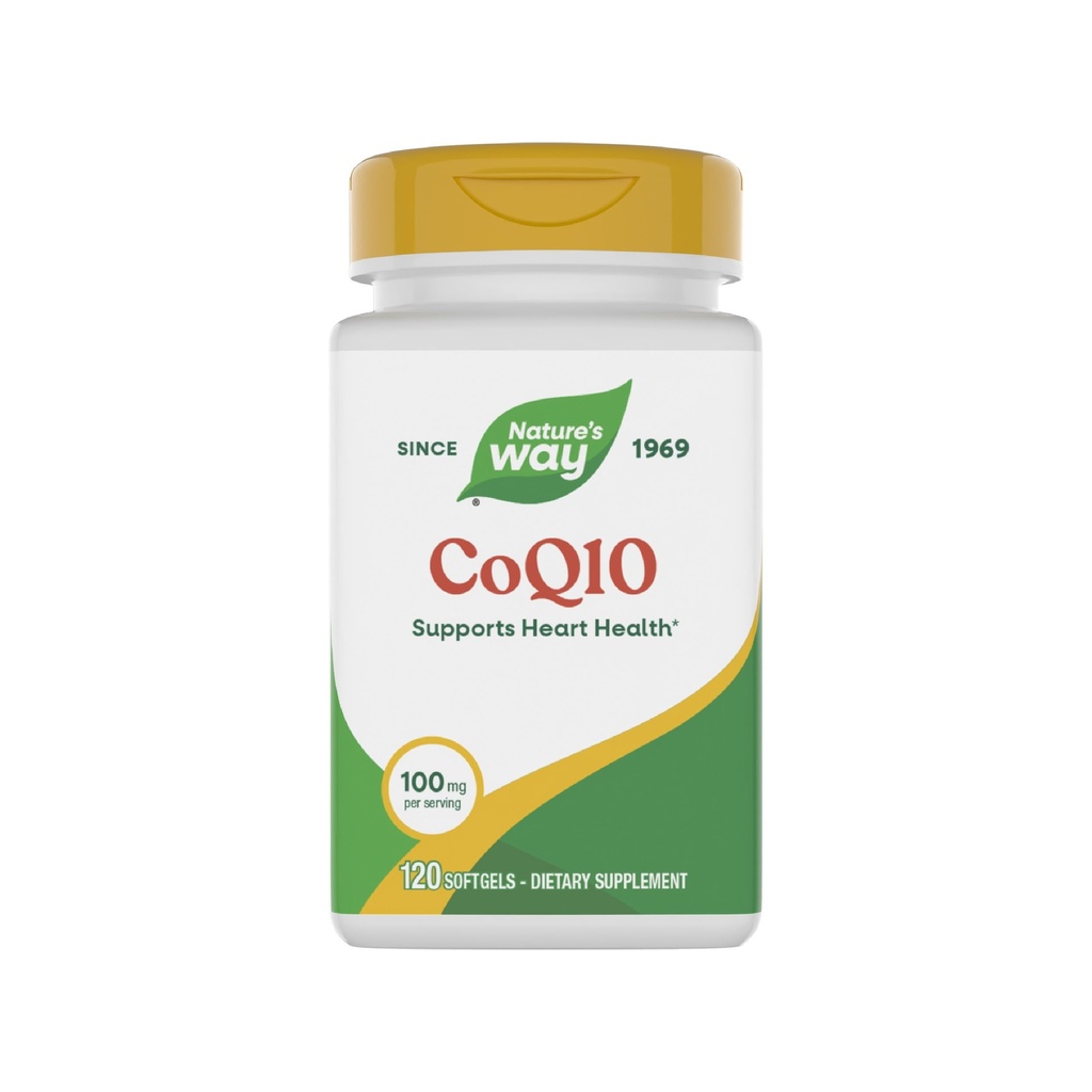 Via Natura CoQ10 con Ubiquinone, Supporta la salute cardiaca*, Supporta la produzione di energia cellulare*, 100 mg per porzione, 120 Softgels