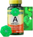 Vitamina A Supplemento 2400 mcg, 250 Softgels con Bundle Esclusive Vitamine & Minerali - A a Z - Guida di Ligth&Spring